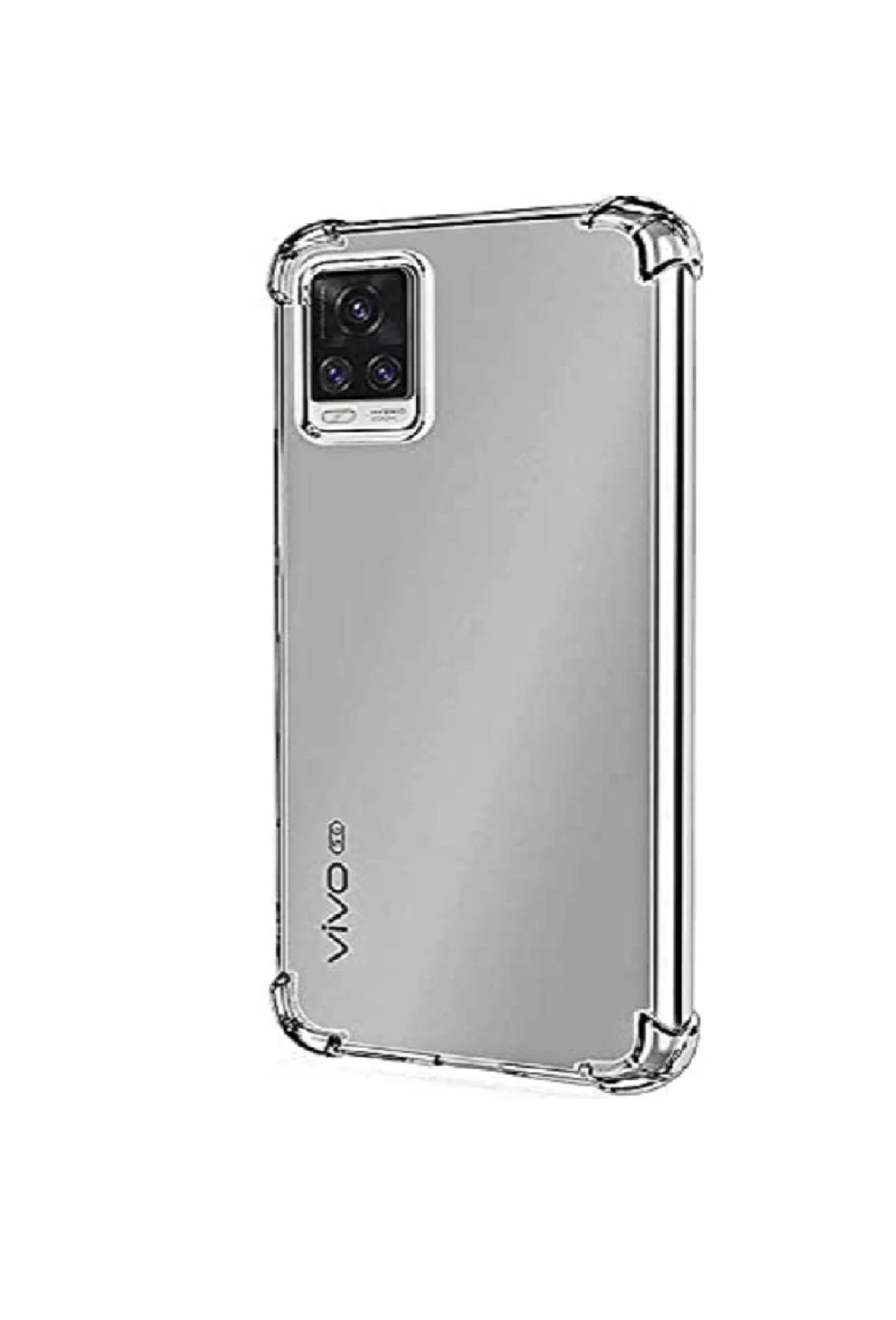 Vivo V21 5G / 4G Back Case Cover Bumper Soft Silicon - Transparent