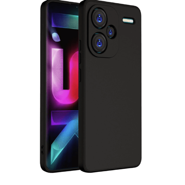 Back Cover for Redmi Note 13 PRO Plus | Slim Silicone Black