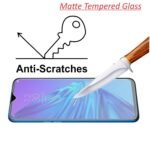 Compatible with Realme 5 Pro Matte Tempered Glass (Pack of 2)