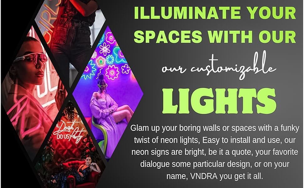neon lights wall light signs decor good vibes onley bedroom open bords close shop Ristorante winges 