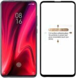 11D Mobile Screen Saver I Protector Mobile Tempered Glass for Redmi K20 with Installation Kit
