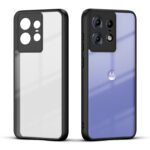 Case Back Cover Compatible with Motorola Moto Edge 50 Pro 5G | 360 Degree Protection | Shockproof Transparent Hard Back