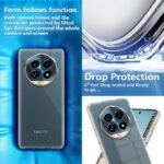 Shockproof Crystar Clear Back Cover Case Cover for Realme 13 Pro Plus 5G | Transparent Back Cover | Raised Bumps for