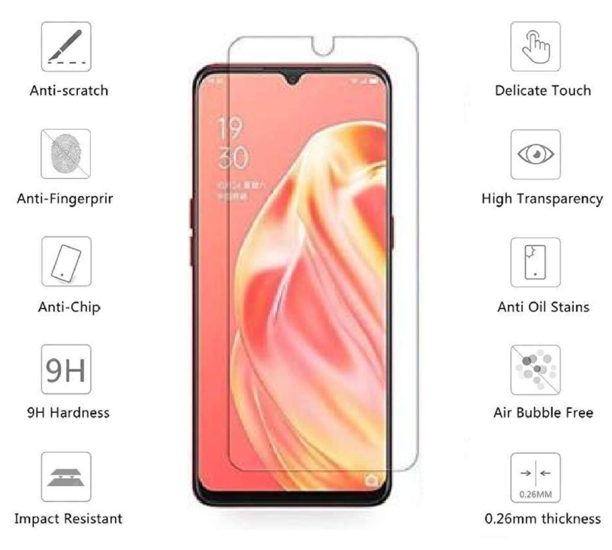 Unbreakable & Flexible Screen Protector Compatible with XIAOMI REDMI NOTE 7S Mobile Phone