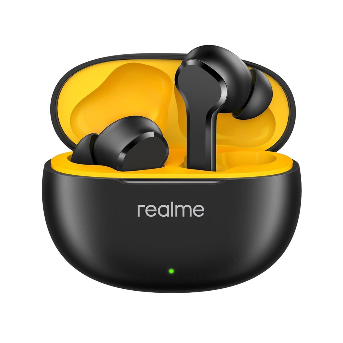 realme Buds T110 with Ai Enc for Calls, Upto 38 Hours of Playback and Fast Charging Bluetooth in Ear Headset (Punk Black, True