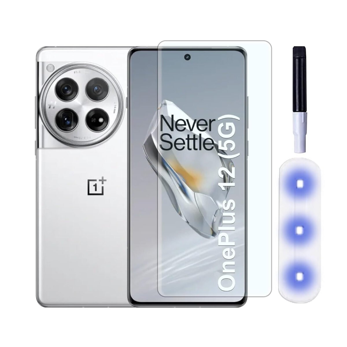 Tempered Glass Screen Protector Compatible for Etc (D-OnePlus 12 (1+12) 5G)