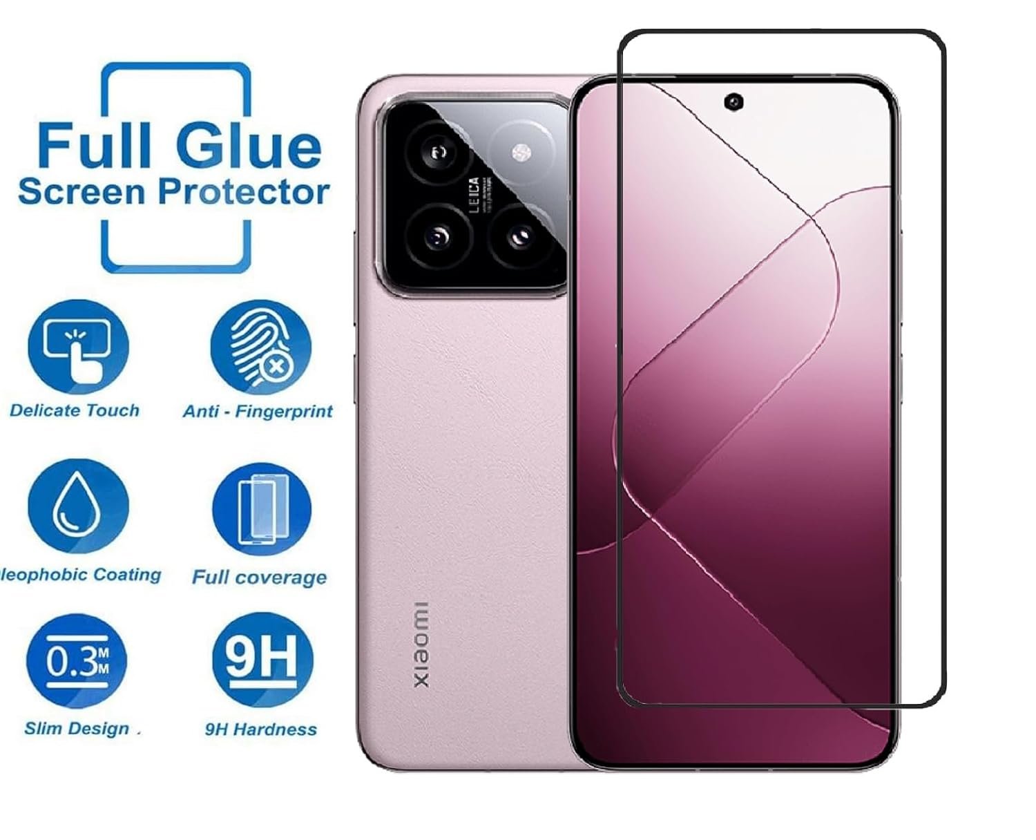 9H TEMPERED GLASS SCREEN PROTECTOR PELLICOLA VETRO TEMPRATO PER APPLE IPHONE 7 - 8 - SE 2020 2022