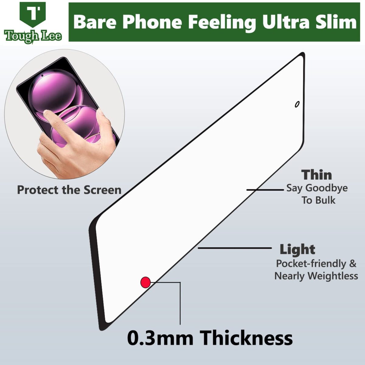 Tempered Glass Screen Guard Protector for Mi Redmi Note 12 Pro 5G / Note 12 Pro+ 5G / Note 12 Pro Plus 5G / Poco X5 Pro 5G (Edge to Edge Coverage), (Black)