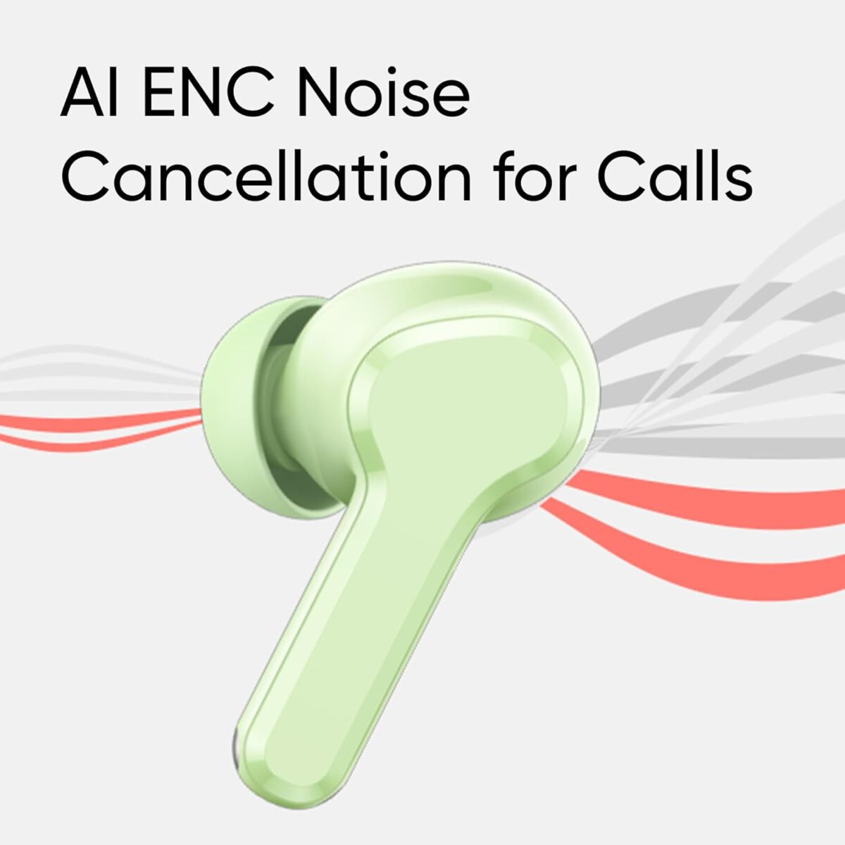 realme Buds T110 with Ai Enc for Calls, Upto 38 Hours of Playback and Fast Charging Bluetooth in Ear Headset (Country Green,