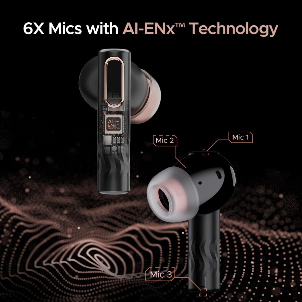 boAt Nirvana Nebula Truly Wireless in-Ear Earbuds w/Dolby Audio, ANC(Upto 35dB), 50 HRS Playback,6-Mic AI-ENx ,ASAP Charge (2 color options)