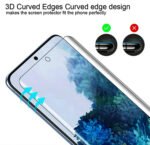 UV Tempered Glass For Samsung Galaxy S21 5G | UV Curved Screen Edge to Edge Protect Your Smartphone Screen Easy Installation Kit, Pack -1