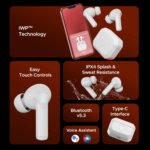 boAt Immortal 150 in Ear Earbuds, 40 Hours Playback, ASAP Charge (White)