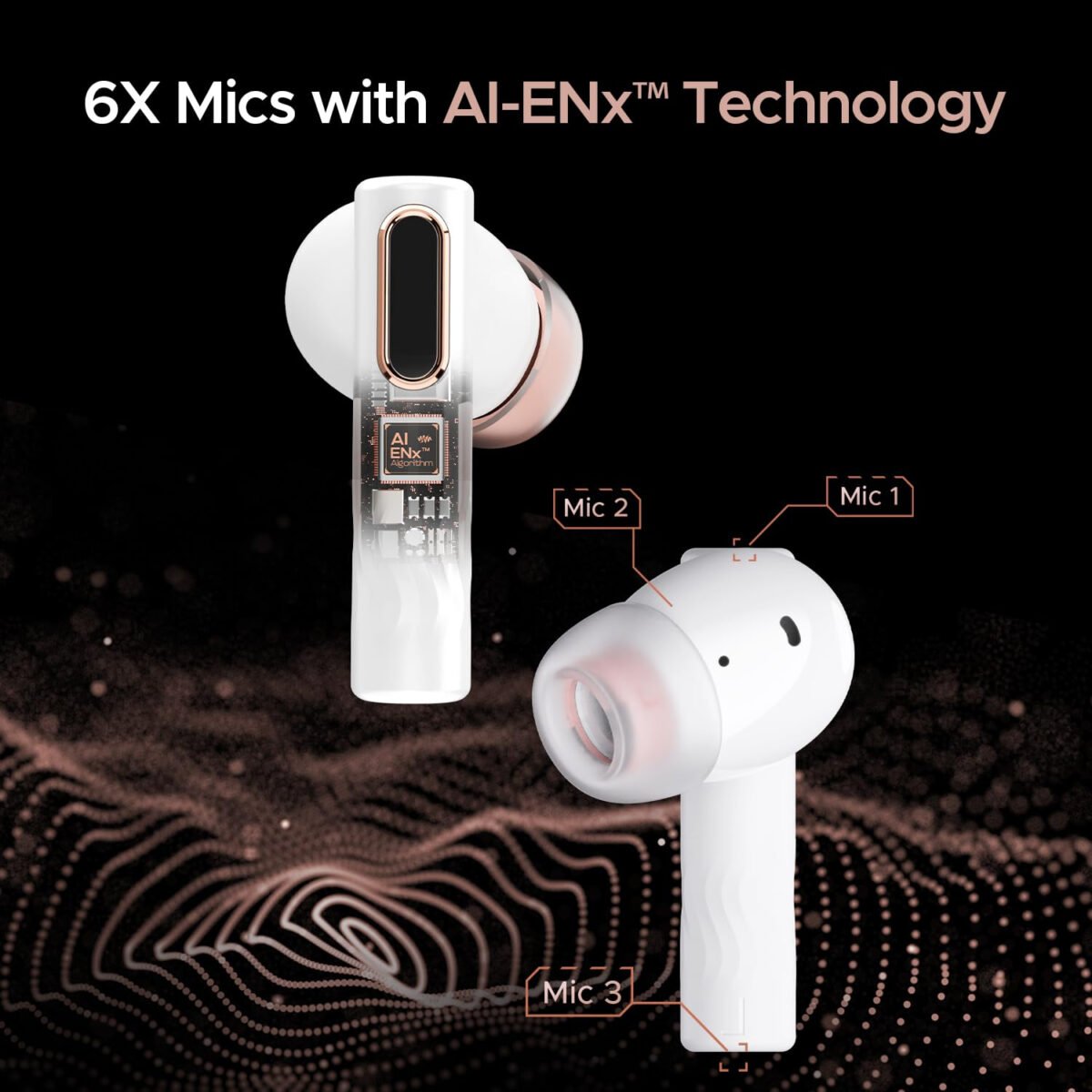 boAt Nirvana Nebula Truly Wireless in-Ear Earbuds w/Dolby Audio, ANC(Upto 35dB), 50 HRS Playback,6-Mic AI-ENx ,ASAP Charge (2 color options)