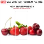 Vivo V29e (5G) / iQOO Z7 Pro (5G) UV Tempered Glass | Screen Protector Full HD Quality UV Tempered Glass Edge to Edge