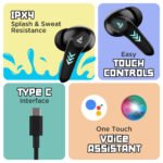 boAt Airdopes 190 in Ear TWS Earbuds with Beast Mode(50ms) for Gaming, 40H Playtime, ASAP Charge & BTv5.3 (2 color options)