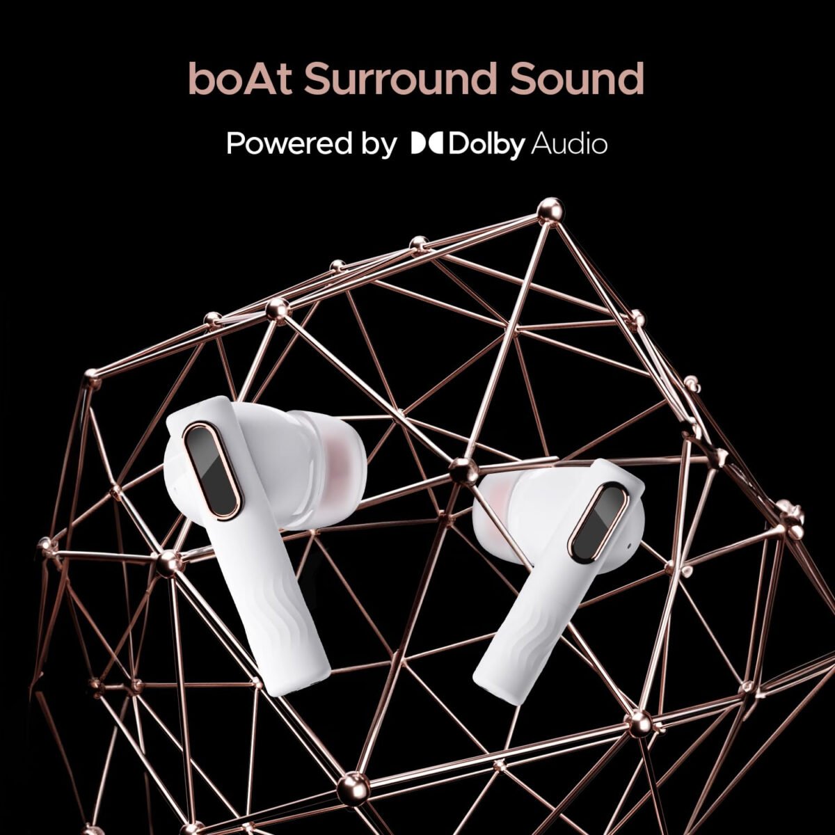 boAt Nirvana Nebula Truly Wireless in-Ear Earbuds w/Dolby Audio, ANC(Upto 35dB), 50 HRS Playback,6-Mic AI-ENx ,ASAP Charge (2 color options)