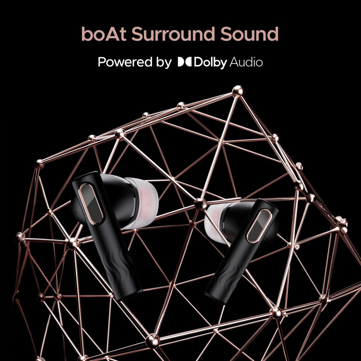 boAt Nirvana Nebula Truly Wireless in-Ear Earbuds w/Dolby Audio, ANC(Upto 35dB), 50 HRS Playback,6-Mic AI-ENx ,ASAP Charge (2 color options)