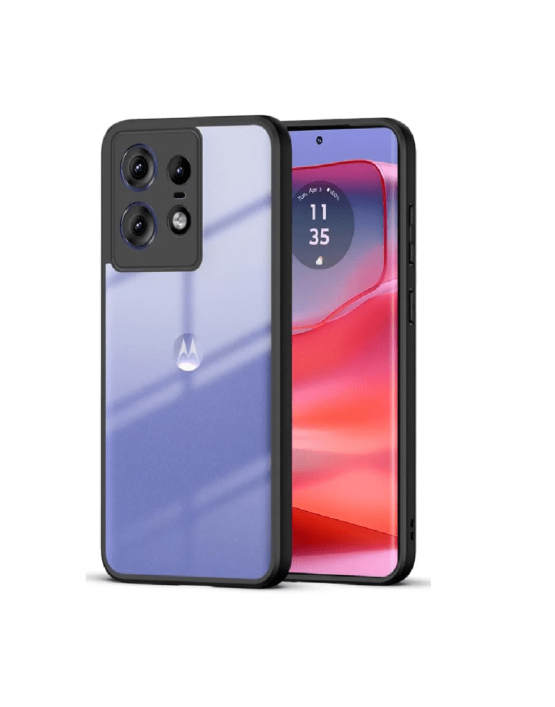 Case Back Cover Compatible with Motorola Moto Edge 50 Pro 5G | 360 Degree Protection | Shockproof Transparent Hard Back