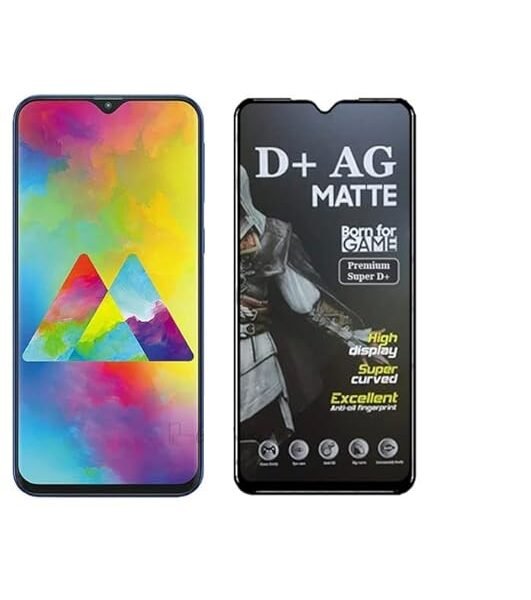 D+ Matte Tempered Glass With 18H Hardness For Samsung Galaxy M20 Smartphone (Pack Of 1)