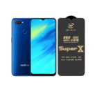 Super X Tempered Glass Screen Protector for Realme 2 Pr (Black) - (Pack of 2)