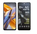D+ Matte Tempered Glass With 18H Hardness For Poco M5S Smartphone | Full Screen Coverage-6.43 Inch (Pack Of 1)