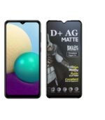 D+ Matte Tempered Glass With 18H Hardness For Samsung Galaxy A02s | Full screen Coverage (PACK OF 1)