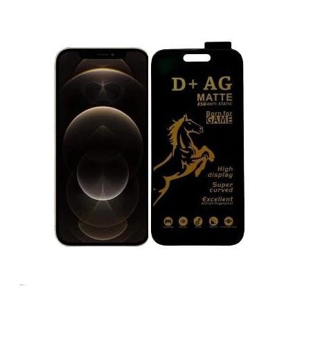 D+ AG Matte Gaming Tempered Glass Compatible For I Phone 15 Smartphone (Pack of 1)