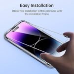 11D Tempered Glass For Apple Iphone 14 Pro | Full screen Coverage - 6.1 inch (PACK OF 1)