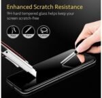 D+AG MATTE Full Glue Edge to Edge Tempered Glass (Black) Screen Protector Compatible with IPHONE 7g/8g (Pack Of 1)