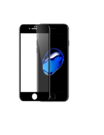 D+AG MATTE Full Glue Edge to Edge Tempered Glass (Black) Screen Protector Compatible with IPHONE 7g/8g (Pack Of 1)