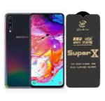 Super X Tempered Glass Screen Protector for Samsung Galaxy A10s - Pack of 2 (Black)