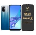 Premium Edge to Edge Super X Tempered Glass Screen Protector for Oppo A58 4G - (Black) Pack of 2