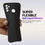 Silicone Soft Back Cover Case for Oppo A53 / A32 / A33 (Silicone Black)