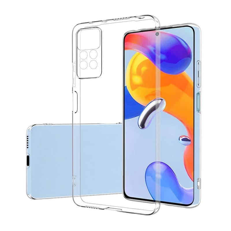Back Cover for Xiaomi Redmi Note 11 Pro/Note 11 Pro Plus 5G (Transparent Soft Silicon Mobile Phone Case)