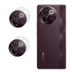 3 in 1 Combo Pack for Vivo V30e 5G – Silicone Black Cover (Back Cover + Camera Lens Protector + Tempered Glass)