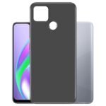 Soft Silicon TPU Back Cover for Realme C12 (Black)