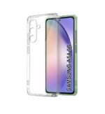 Combo pack for Basic Case for Samsung Galaxy A54 5G | Transparent | Camera Lens Protector & Tempered Screen Glass.