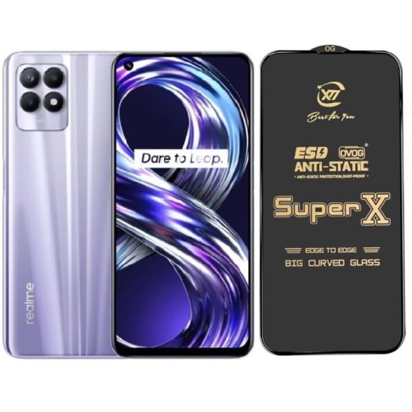 Super X Tempered Glass Screen Protector for Samsung Galaxy A10 - Pack of 2 (Black)
