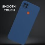 Mi Redmi 10A / Redmi 9 / Redmi 9C / 9 Activ/Poco C31 Back Cover Soft Matte Liquid Silicone TPU | Camera Protection | Shockproof Slim Back Case (Blue)