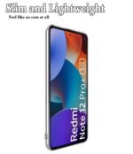 for Redmi Note 12 Pro Plus (2023) Premium Transparent Hybrid Soft Slim Dust Proof Back Case Cover with Camera Protection