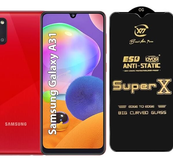 Super X Tempered Glass Screen Protector for Samsung Galaxy A53 - Pack of 2 (Black)
