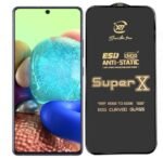 Super X Tempered Glass Screen Protector for Samsung Galaxy A73 5G - Pack of 2 (Black)