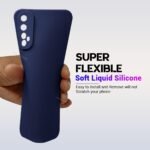 Silicone Soft Back Cover Case for Realme 7 / Narzo 30 4G / Narzo 20 Pro (Silicone Blue)