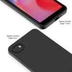 Mi Redmi 6A Back Cover Soft Matte Liquid Silicone TPU | Camera Protection | Shockproof Slim Back Case for Mi Redmi 6A (Black)
