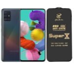 Super X Tempered Glass Screen Protector for Samsung Galaxy A53 - Pack of 2 (Black)