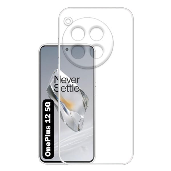 Back Cover for Oneplus 12 (Silicone|Transparent)