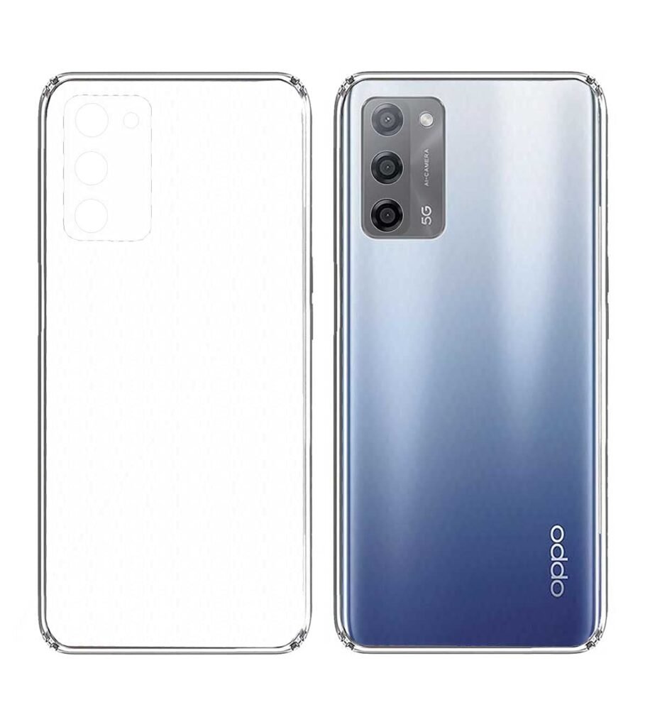 Transparent Soft Silicone TPU Flexible Back Cover Compatible for Oppo A53s 5G / Oppo A16