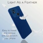 Mi Redmi 10 / Redmi 10 Power Back Cover Soft Matte Liquid Silicone TPU | Camera Protection | Shockproof Slim Back Case for Mi Redmi 10 / Redmi 10 Power (Blue)