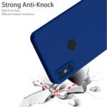 Mi Redmi Note 6 Pro Back Cover Soft Matte Liquid Silicone TPU | Camera Protection | Shockproof Slim Back Case for Mi Redmi Note 6 Pro (Blue)