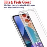 for Redmi Note 12 Pro Plus (2023) Premium Transparent Hybrid Soft Slim Dust Proof Back Case Cover with Camera Protection